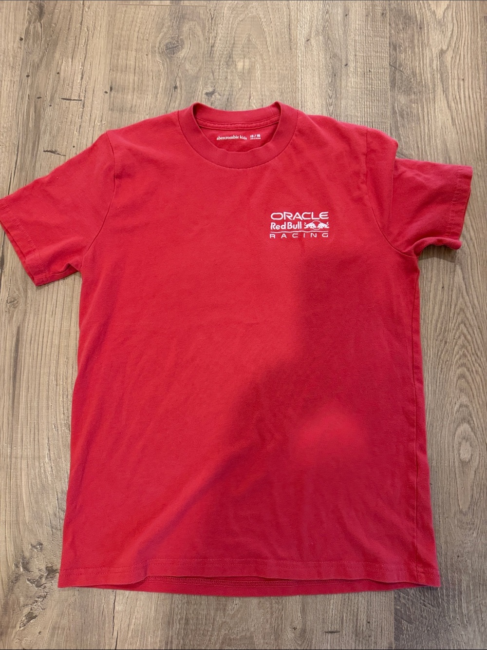 AF Racing Men's Red Crew Neck T-Shirt